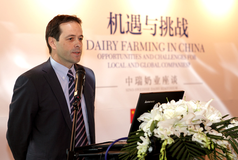 Minister of Sweden Agriculture visit China